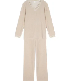 LE CHAT Homewear-set van fluweel COUNTRY 122 beige Online