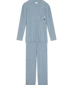 LE CHAT Homewear-set van lurex-breisel CLUB 122 blue Online