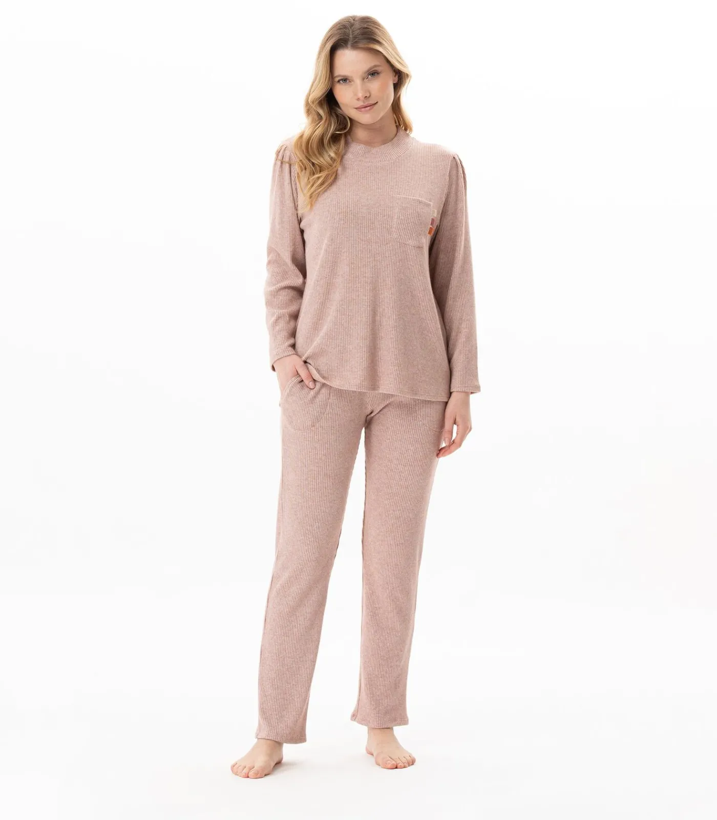 LE CHAT Homewear-set van lurex-breisel KELLY 122 pink Outlet