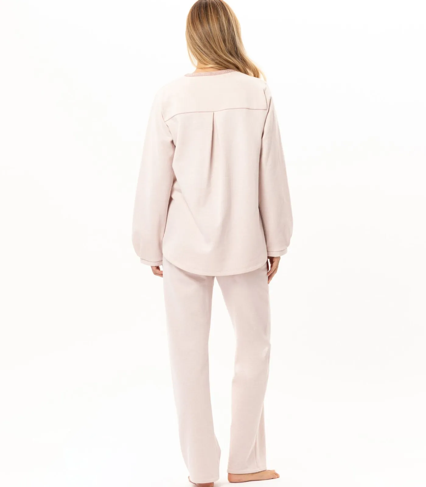 LE CHAT Homewear-set van lurex-fleece ECLAT 112 pink Clearance