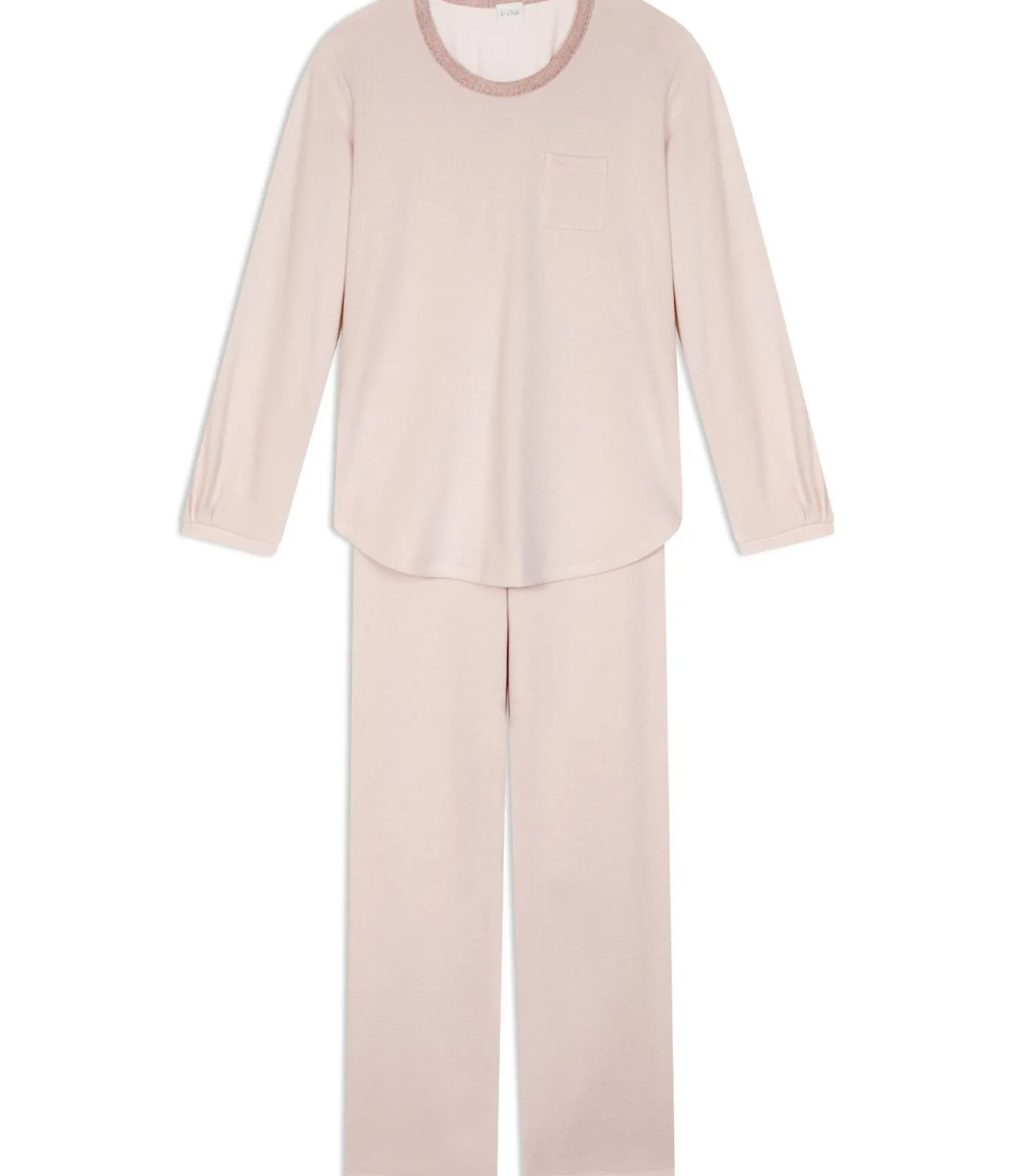LE CHAT Homewear-set van lurex-fleece ECLAT 112 pink Clearance