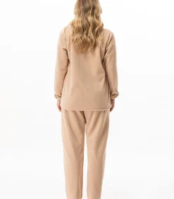 LE CHAT Homewear-set van micropolar LINETTE 122 brown Clearance