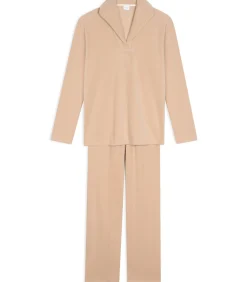 LE CHAT Homewear-set van micropolar LINETTE 122 brown Clearance