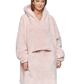SELMARK Hooded sweatshirt poncho en kussenset PC1 STYLE ADD pink Online
