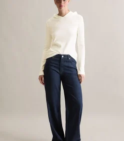 Marc O’Polo DENIM Hoodie lange mouw slim white Discount