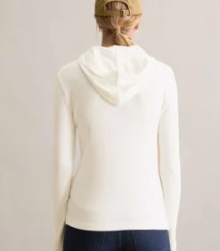 Marc O’Polo DENIM Hoodie lange mouw slim white Discount