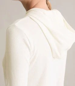 Marc O’Polo DENIM Hoodie lange mouw slim white Discount