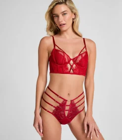 Hunkemöller Hoog uitgesneden brazilian met hoge taille Noeki red Online