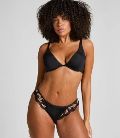 Hunkemöller Hoog uitgesneden brazilian Caro black Outlet