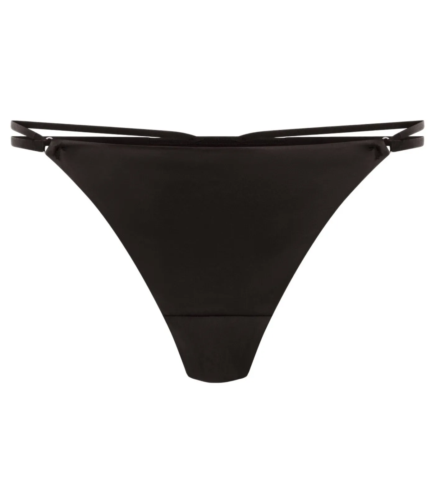 Hunkemöller Hoog uitgesneden string Hilton black Outlet