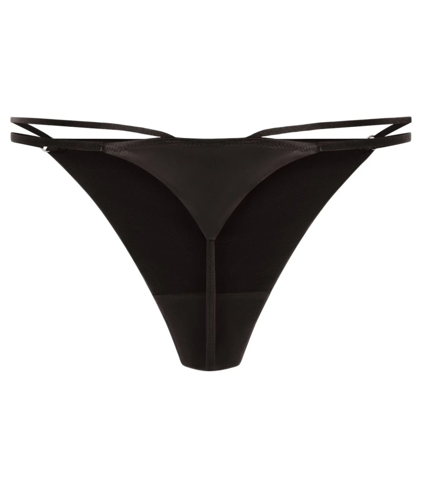 Hunkemöller Hoog uitgesneden string Hilton black Outlet