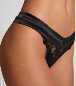 Hunkemöller Hoog uitgesneden string Sveta black Discount