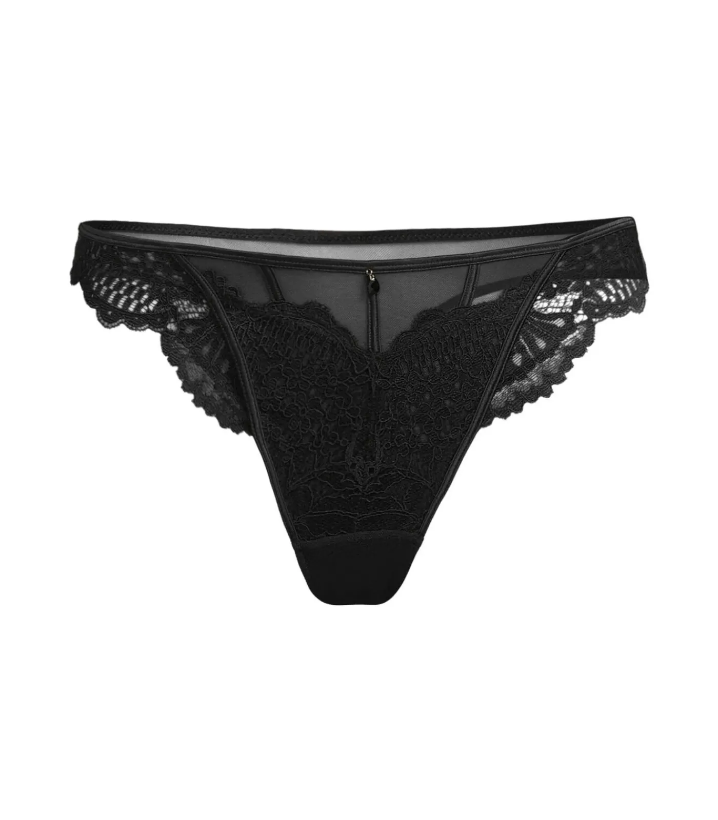 Hunkemöller Hoog uitgesneden string Whitney black Outlet