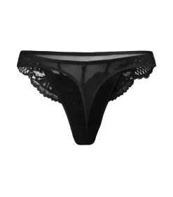 Hunkemöller Hoog uitgesneden string Whitney black Outlet