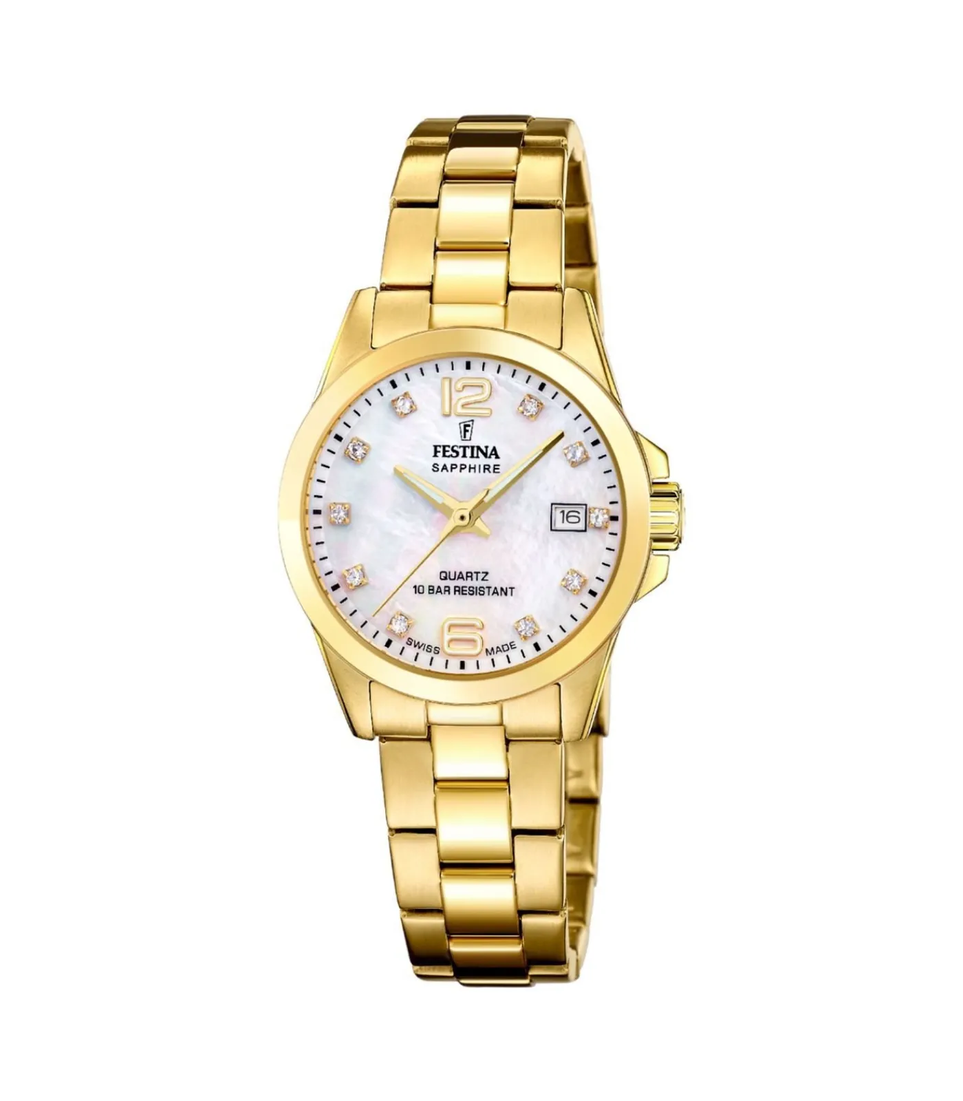 FESTINA Horloge Acero Clasico Swiss Made gold