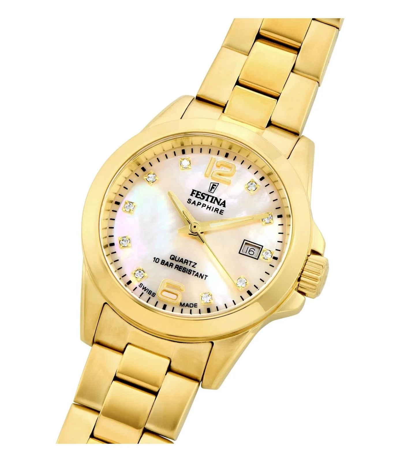 FESTINA Horloge Acero Clasico Swiss Made gold