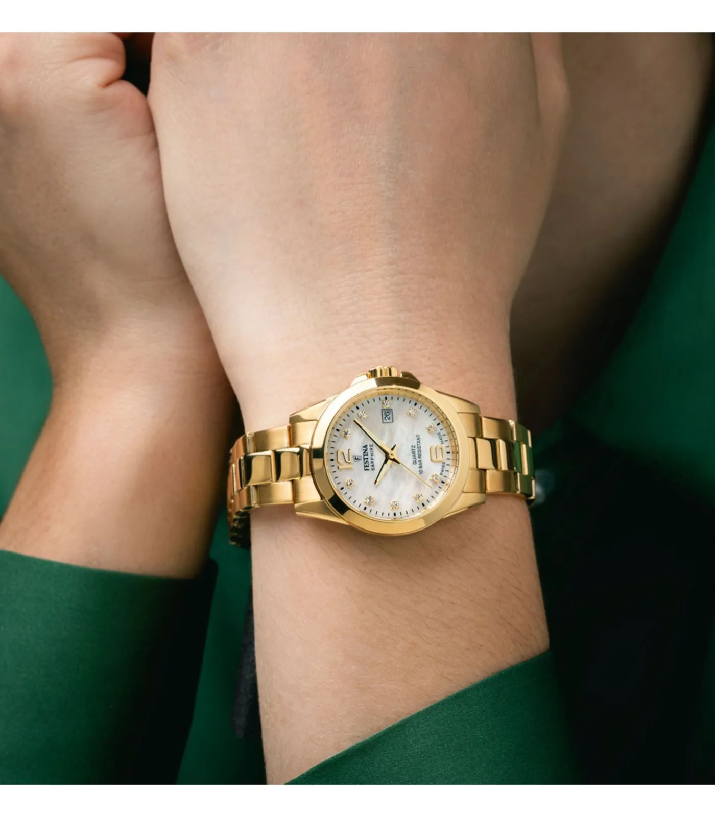 FESTINA Horloge Acero Clasico Swiss Made gold