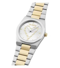 THE KOOPLES Horloge Heart Wire Silver & gold Discount