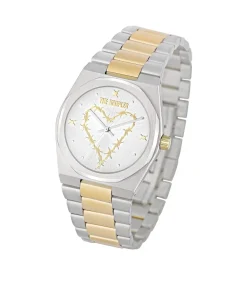 THE KOOPLES Horloge Heart Wire Silver & gold Discount