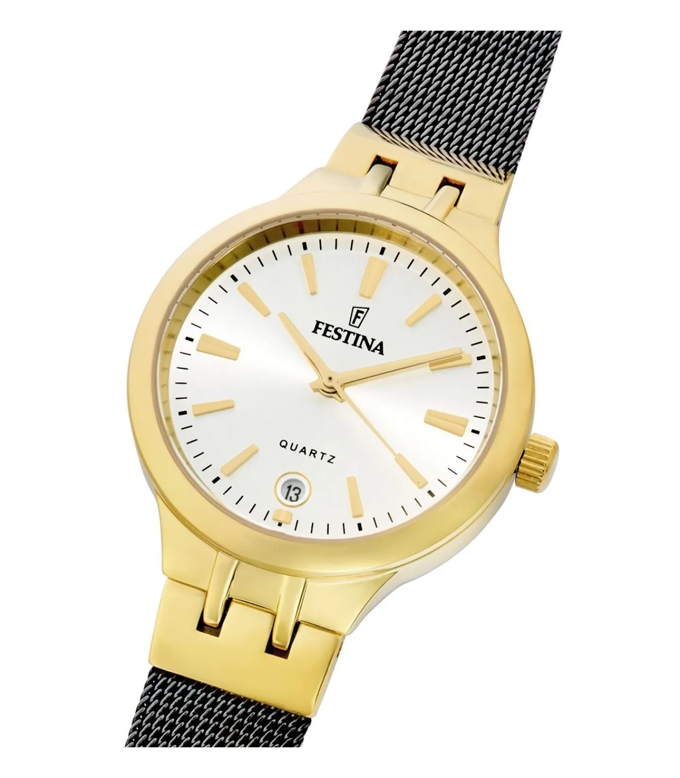 FESTINA Horloge Mademoiselle Gold - Dark Silver gold/silver Sale