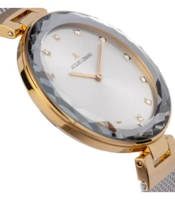 Jacques Lemans Horloge Milano Crystal Silver - Gold silver/gold Discount