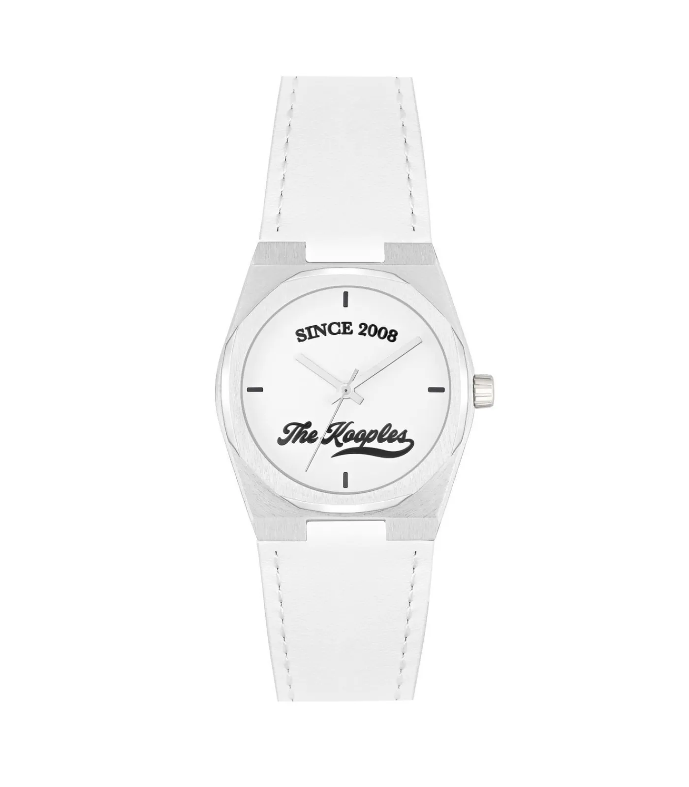 THE KOOPLES Horloge Since 2008 white Clearance