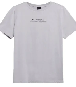 4F H4Z22TSD01927S - T-shirt - Grijs gray Outlet