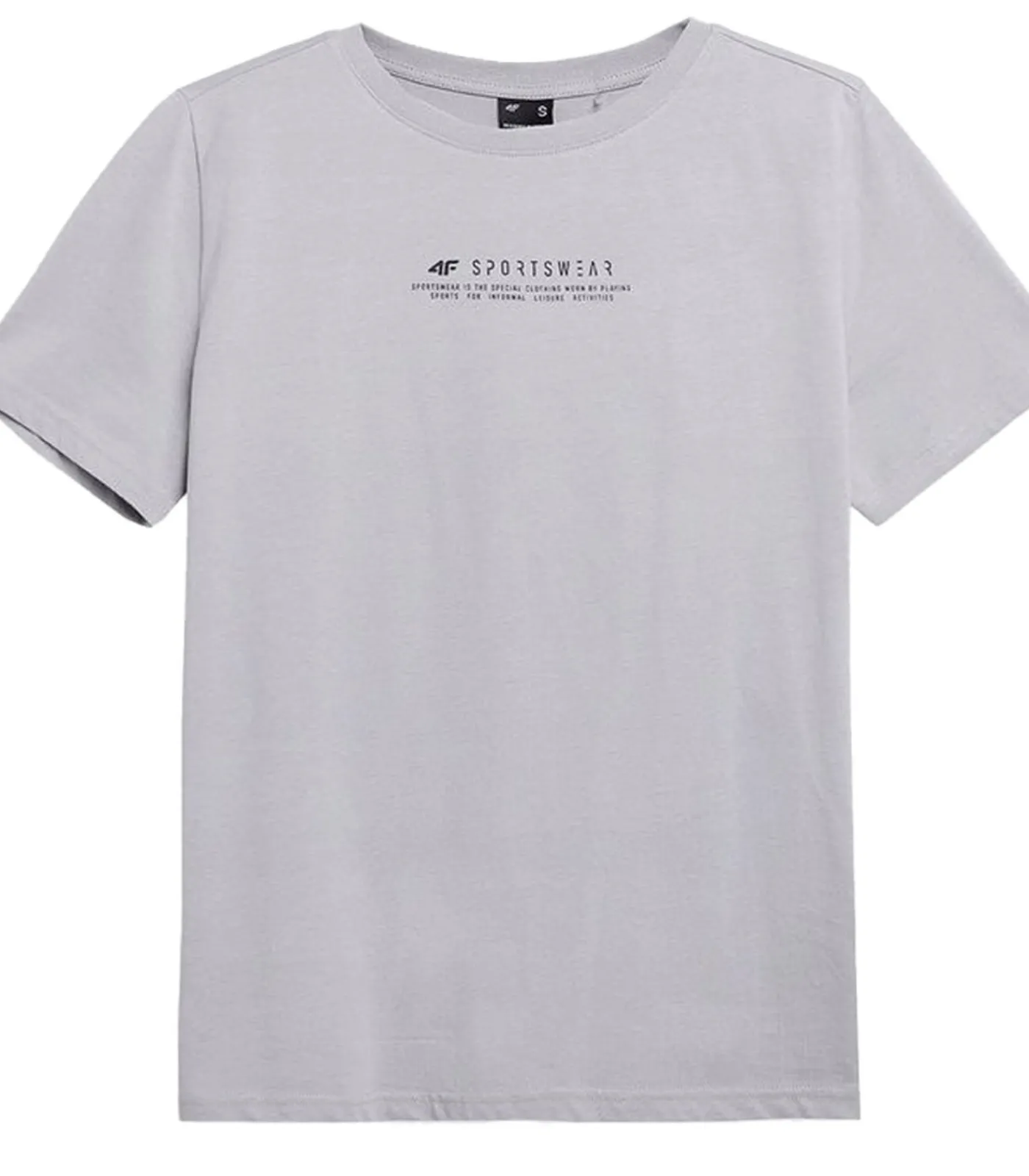 4F H4Z22TSD01927S - T-shirt - Grijs gray Outlet