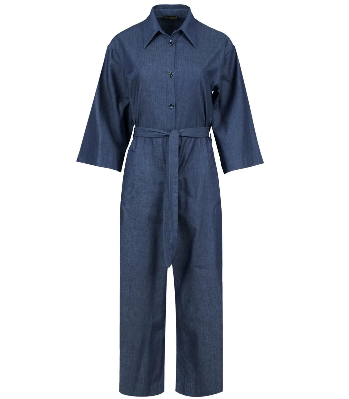 Conquista katoenen jumpsuit Indigo Clearance