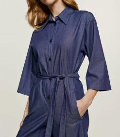 Conquista katoenen jumpsuit Indigo Clearance