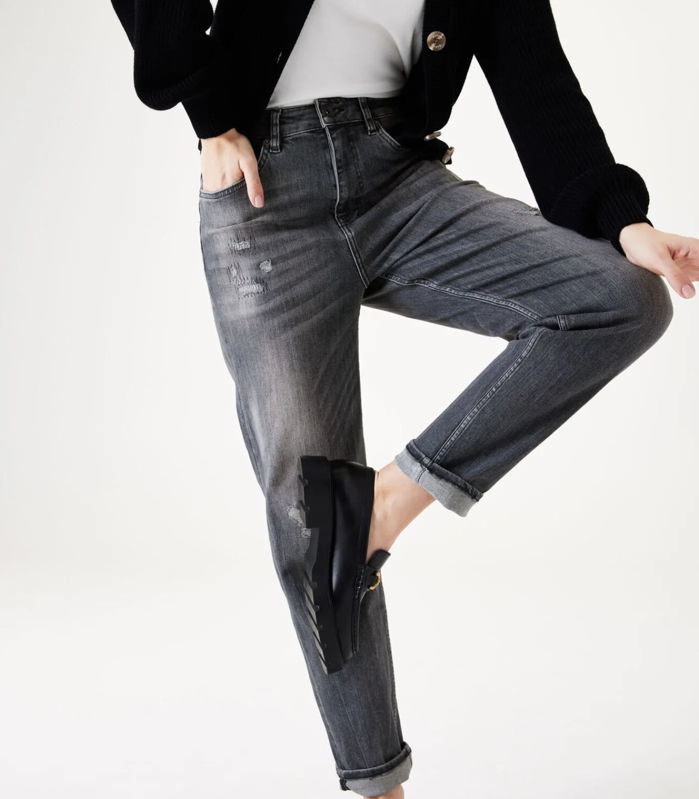 Garcia Isabella - Jeans Mom Fit gray Clearance