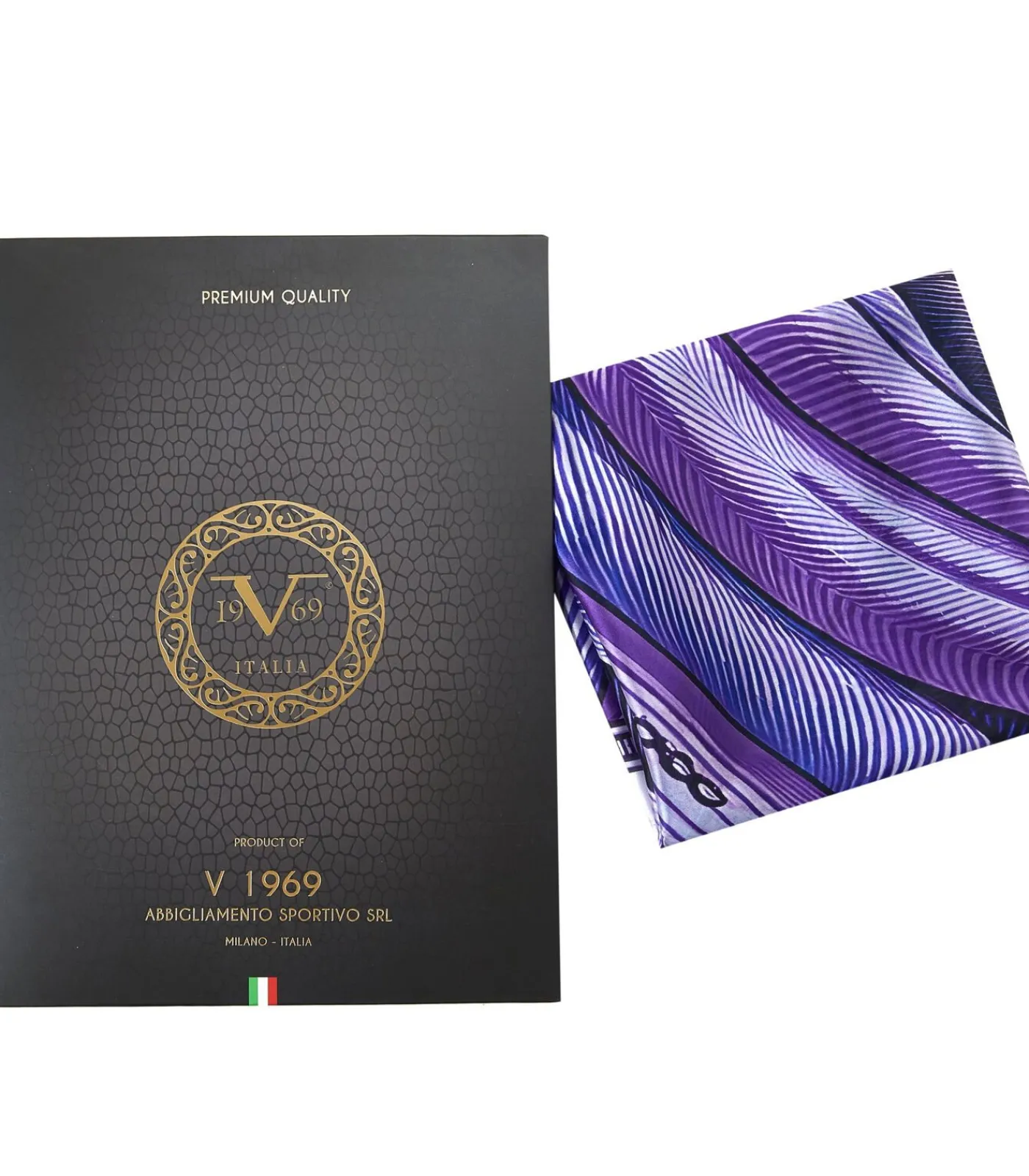 V1969 Italian Sea zijden carré darkPurple Best