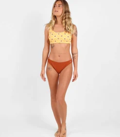 Oxbow Jacquard geplooide slip MARGOT darkRed Discount