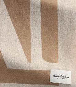 Marc O'Polo Jacquard sjaal lightBrown Hot