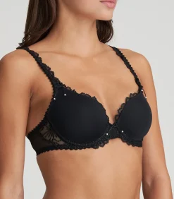 MARIE JO JANE zwart voorgevormde bh - hartvorm black Hot