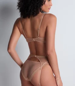 Aubade Jarretelgordel Sheer Emotion beige Clearance