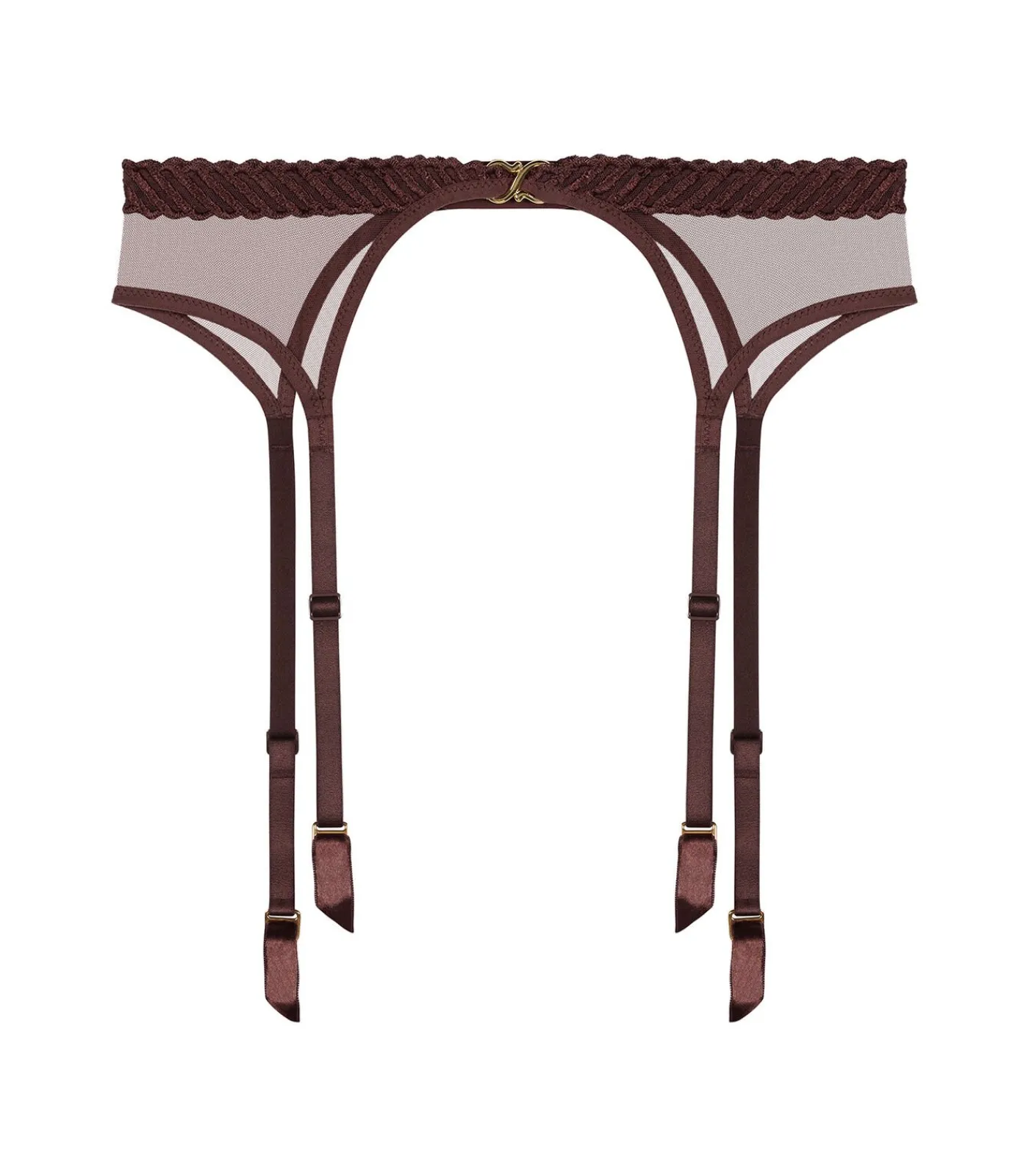 Aubade Jarretelgordel Sheer Emotion darkBrown Online