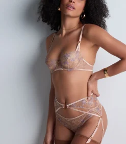 Aubade Jarretelgordel Sounds of Heart beige Discount