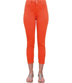 BLEU D'AZUR JAZZ - PIKANT ORANJE STRETCH KATOEN 7/8 JEANS orange Best