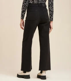 La Fée Maraboutée Jean Flare in biologisch katoen black New
