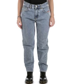 AMISH Jeans Lizzie Denim Real Stone Azzurro lightBlue New