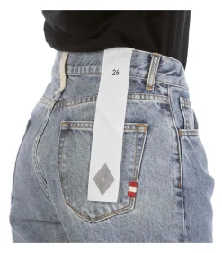 AMISH Jeans Lizzie Denim Real Stone Azzurro lightBlue New
