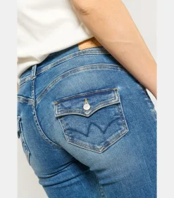 Le Temps des Cerises Jeans bootcut 2002, lengte 34 blue