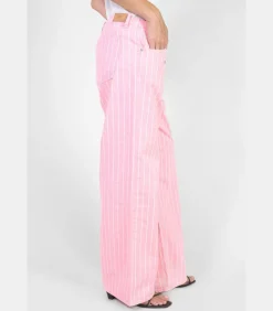 Le Temps des Cerises Jeans flare , lengte 34 pink Outlet
