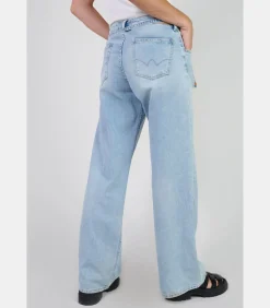 Le Temps des Cerises Jeans flare , lengte 34 blue New