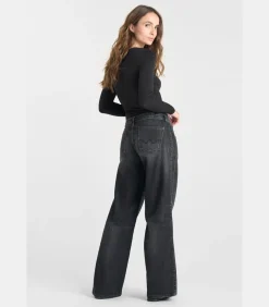 Le Temps des Cerises Jeans flare , lengte 34 black Best