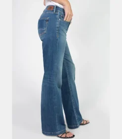 Le Temps des Cerises Jeans flare flare, lengte 34 blue Outlet