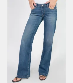 Le Temps des Cerises Jeans flare flare, lengte 34 blue Outlet