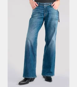 Le Temps des Cerises Jeans flare LAURYN, lengte 34 blue Outlet