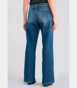 Le Temps des Cerises Jeans flare LAURYN, lengte 34 blue Outlet